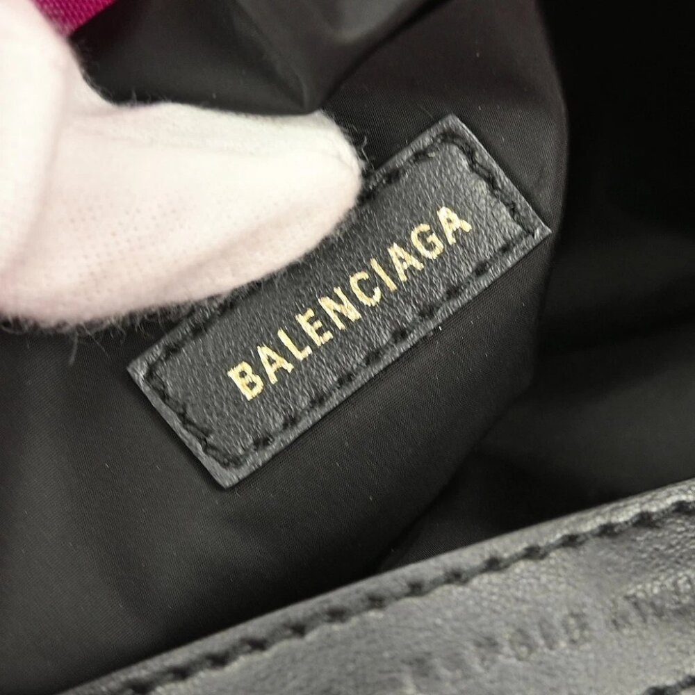 BUYIT Balenciaga Pink Nylon Wheel XS Shoulder Bag NQ04007 - Picture 6 of 6